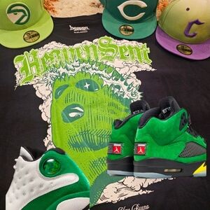 Heaven Sent (Brand New) Green /Multi Color, Tshirt